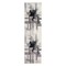 World Rug Gallery Contemporary Modern Abstract Runner Rug 2'x7' Black 950BLACK2X7 - alternate 4
